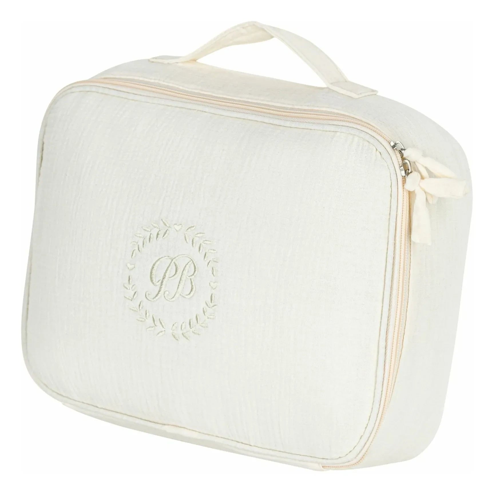 Petit Bateau - Set de regalo de muselina de algodón para bebé | Blanco