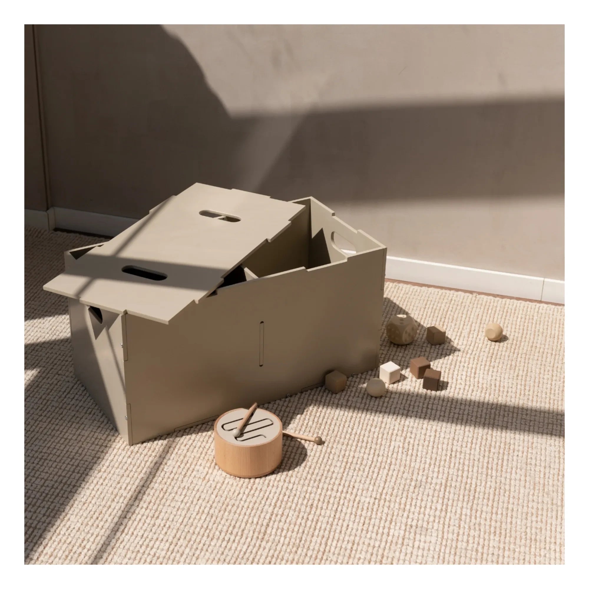 Nofred - Cubo de almacenamiento XL | Beige