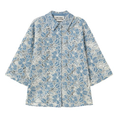 The Tiny Big Sister - Camisa de algodón | Azul