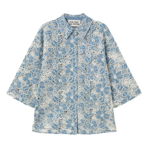 The Tiny Big Sister - Camisa de algodón | Azul