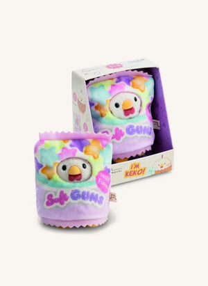Nici - Muñeco de peluche Keko Gallo dentro de su disfraz de golosina | Blanco