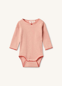 Flöss - Liva Pointelle Body | Açık Pembe