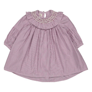 Loir - Vestido de rayas Bianca | Morado