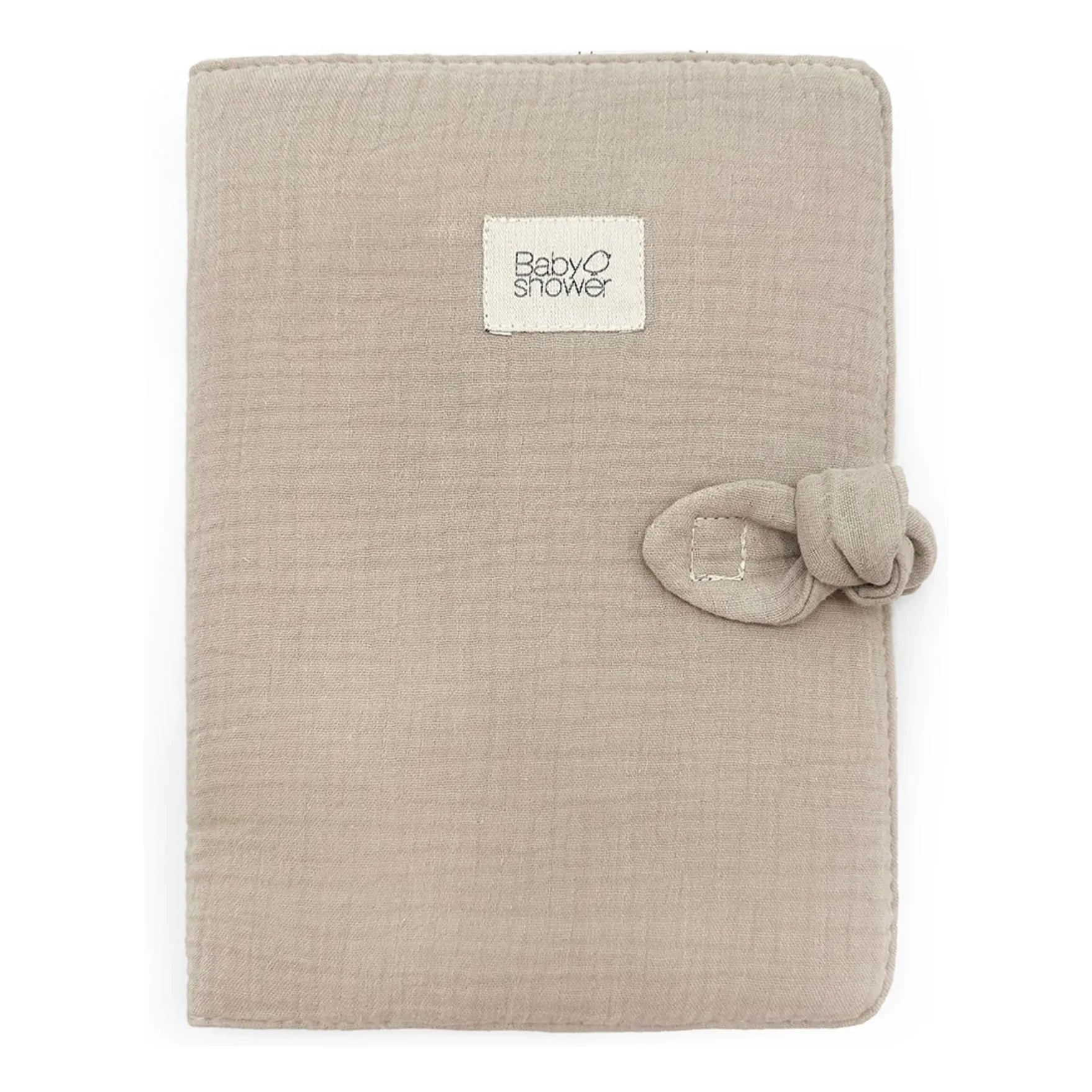 Baby shower - Portada de libro de salud | Beige