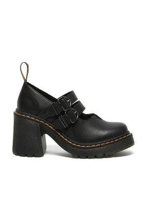 Zapatos de piel con tacón grueso Mary Jane Eviee de Dr. Martens
