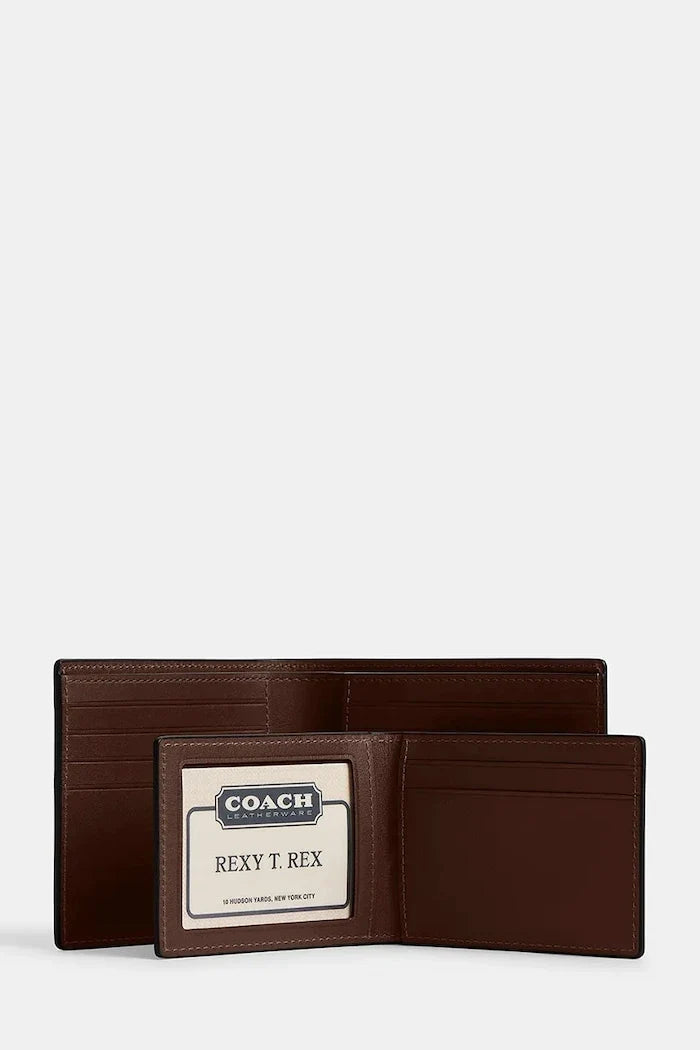 Cartera de cuero para hombre Coach