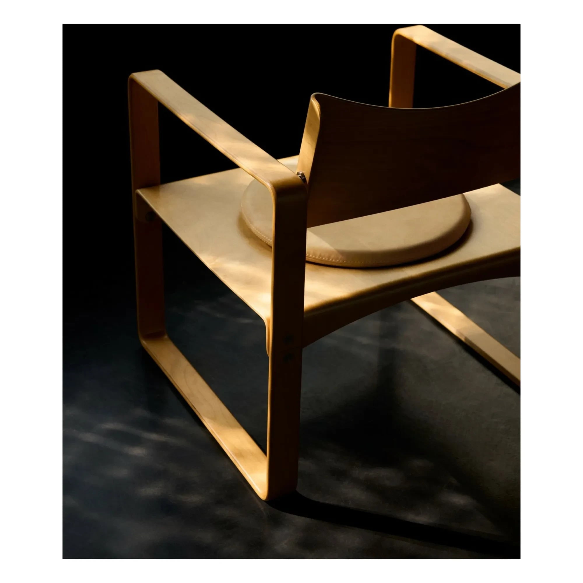 Verpan - Cojín de piel Series 270 F | Miel
