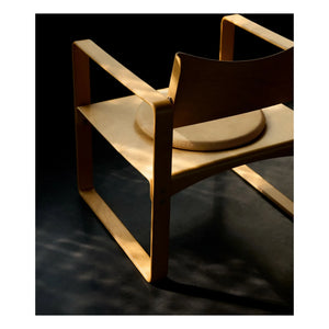Verpan - Cojín de piel Series 270 F | Miel