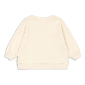 Konges Sløjd - Sudadera Loupy Match de algodón orgánico | Crema