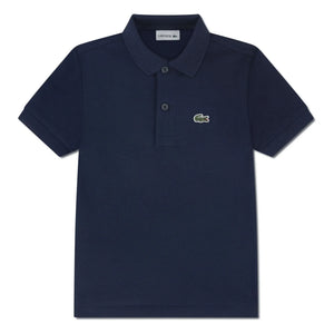 Lacoste - Polo azul marino con logo