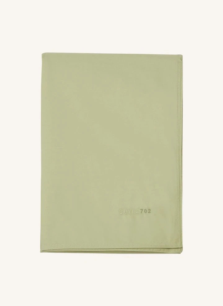 Suite 702 - Funda de Almohada de Percal Orgánico | Verde Pistacho