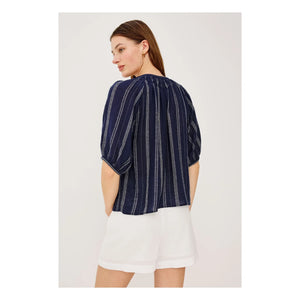 Rails - Blusa de rayas Rix | Azul marino