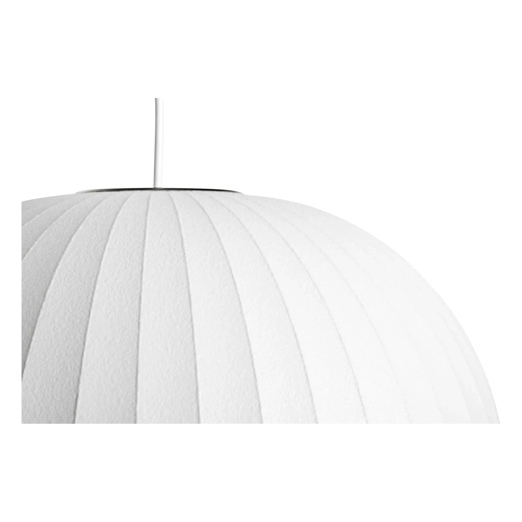 Hay - Lámpara colgante mediana Nelson Saucer Bubble - George Nelson | Blanco roto
