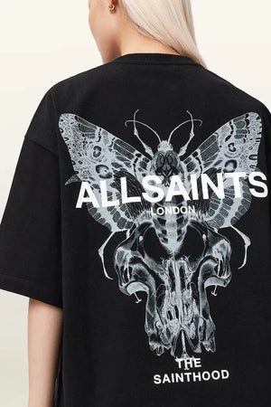 Camiseta oversize de algodón AllSaints HALIS para mujer