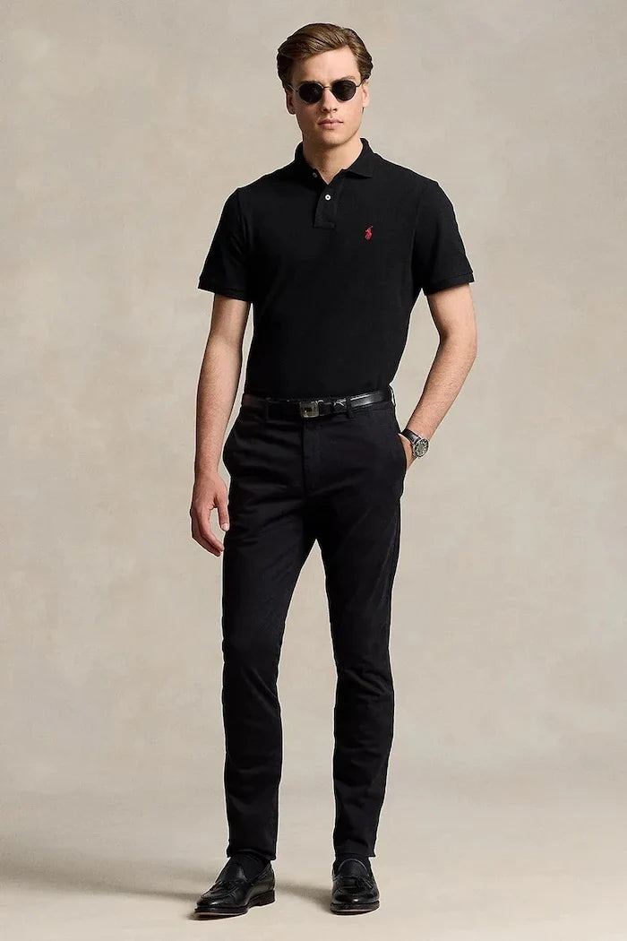 Polo Ralph Lauren Polo de algodón con cuello clásico BASIC MESH
