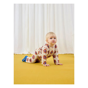 Bobo Choses - Pantalón de punto jacquard de algodón orgánico | Beige