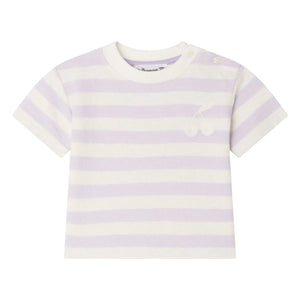 Bonpoint - Camiseta de rayas Cereza Cai | Crudo