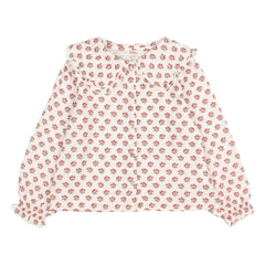 Búho - Bluz Col Claudine Chic Fleurie | Ekru