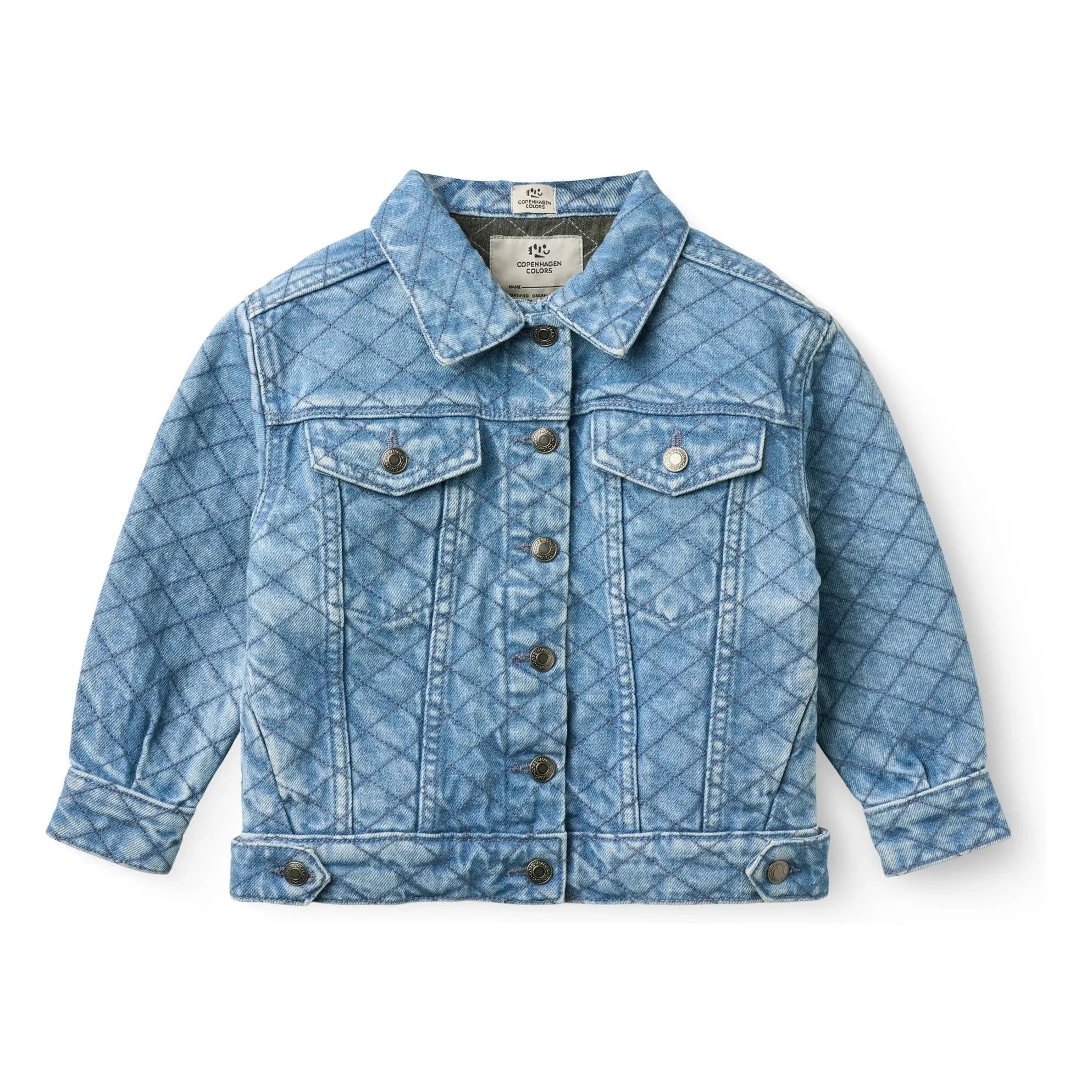 Copenhagen Colors - Chaqueta acolchada de algodón orgánico | Azul claro