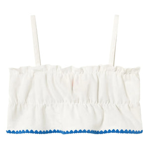 Tinycottons - Top Cisnes Lino | Blanco