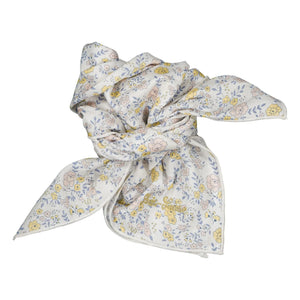 Louis Louise - Fular estampado floral | Blanco