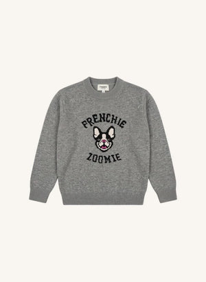 Finger in the nose - Sally Frenchie Suéter de Lana Merina | Gris Melange