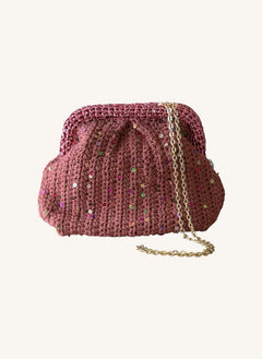 Nadia Dafri - Melike Küçük Clutch Bolso | Rosa Polvo