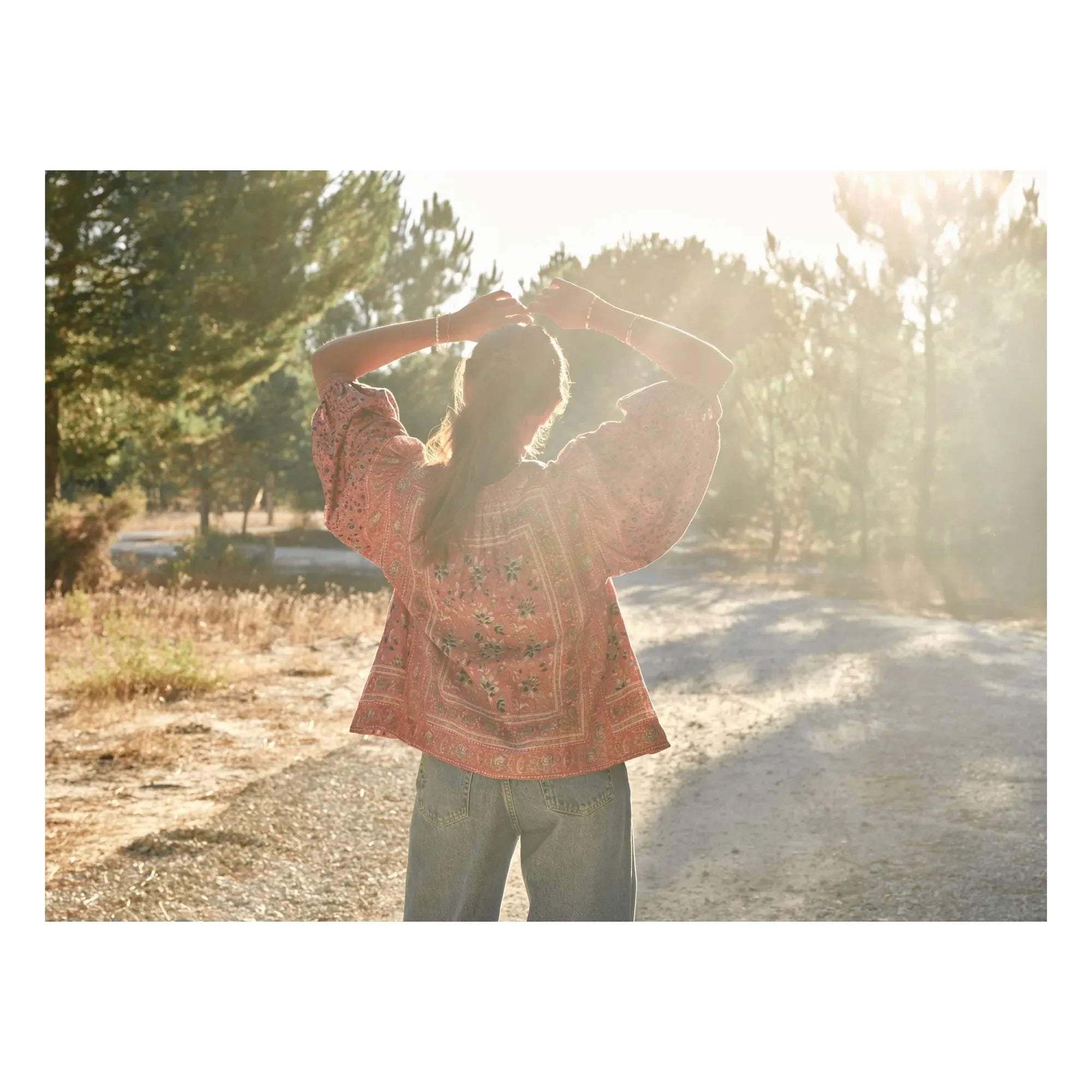 M.A.B.E. - Chaqueta Darla de algodón | Rosa