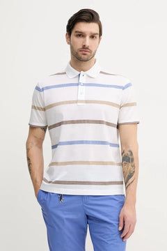 Camiseta de Algodón con Cuello Paul&Shark