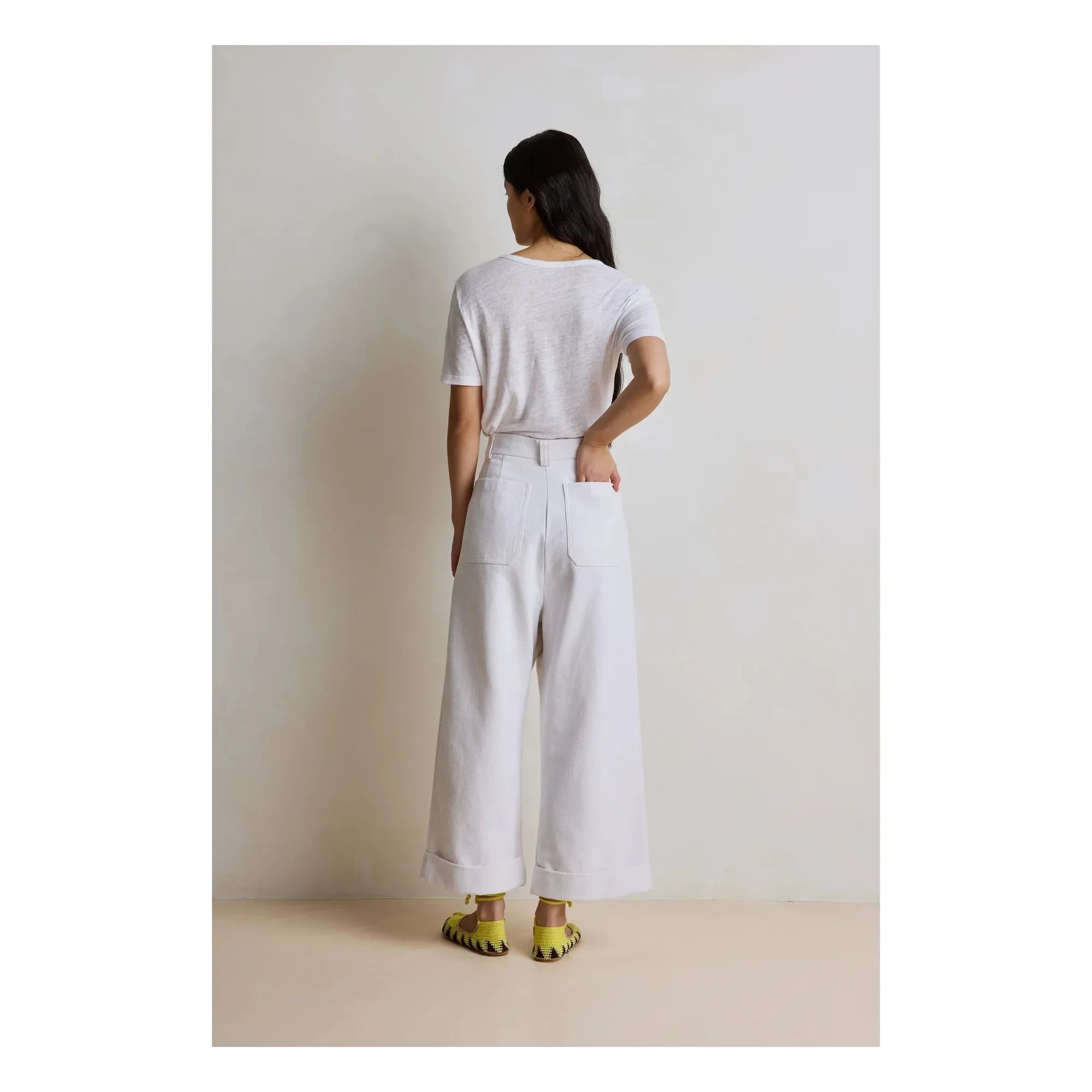 Camiseta de lino Hod - Miami | Blanco