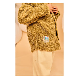 AO76 - Chaqueta Sherpa Hahoe | Verde amarillo