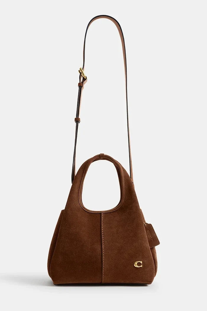 Bolso bandolera de ante para mujer Coach Suade Lana Shoulder Bag 23