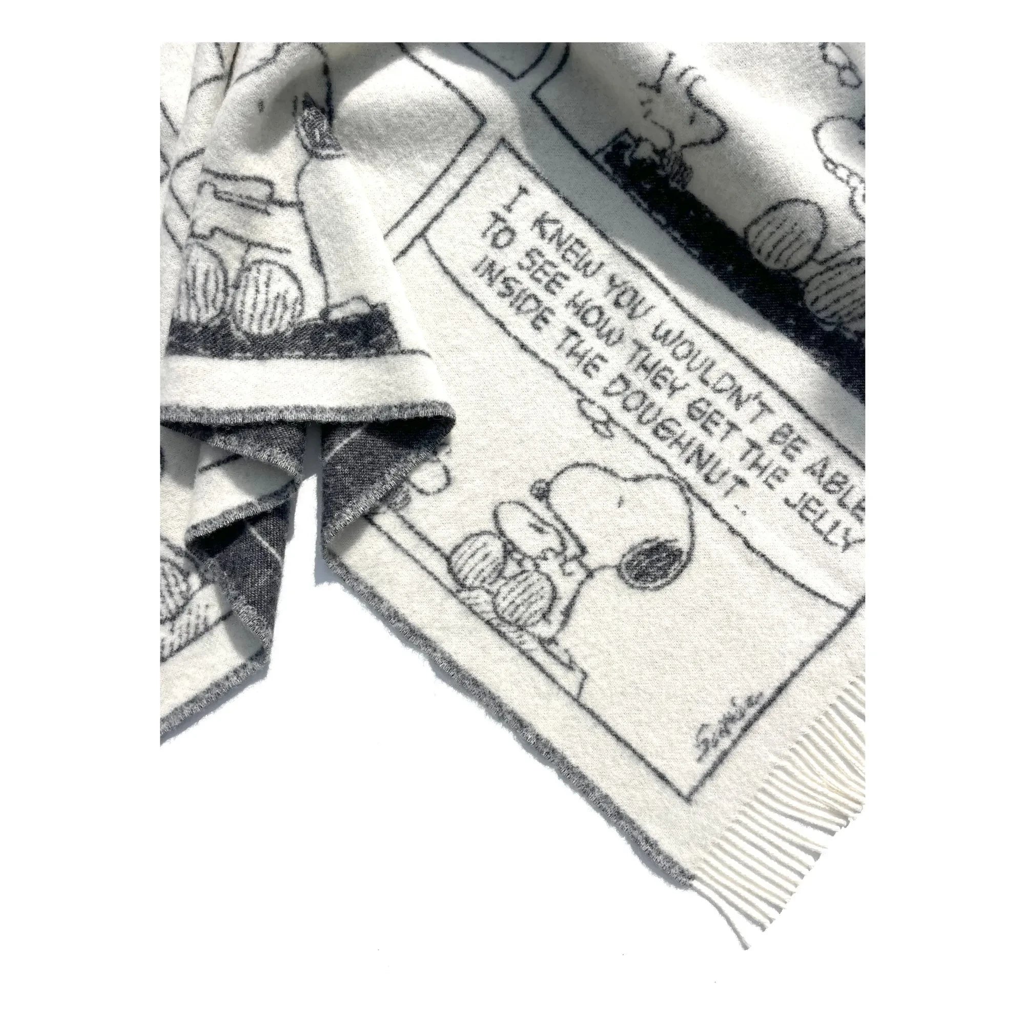 Maison Deux - Bufanda Peanuts | Negro