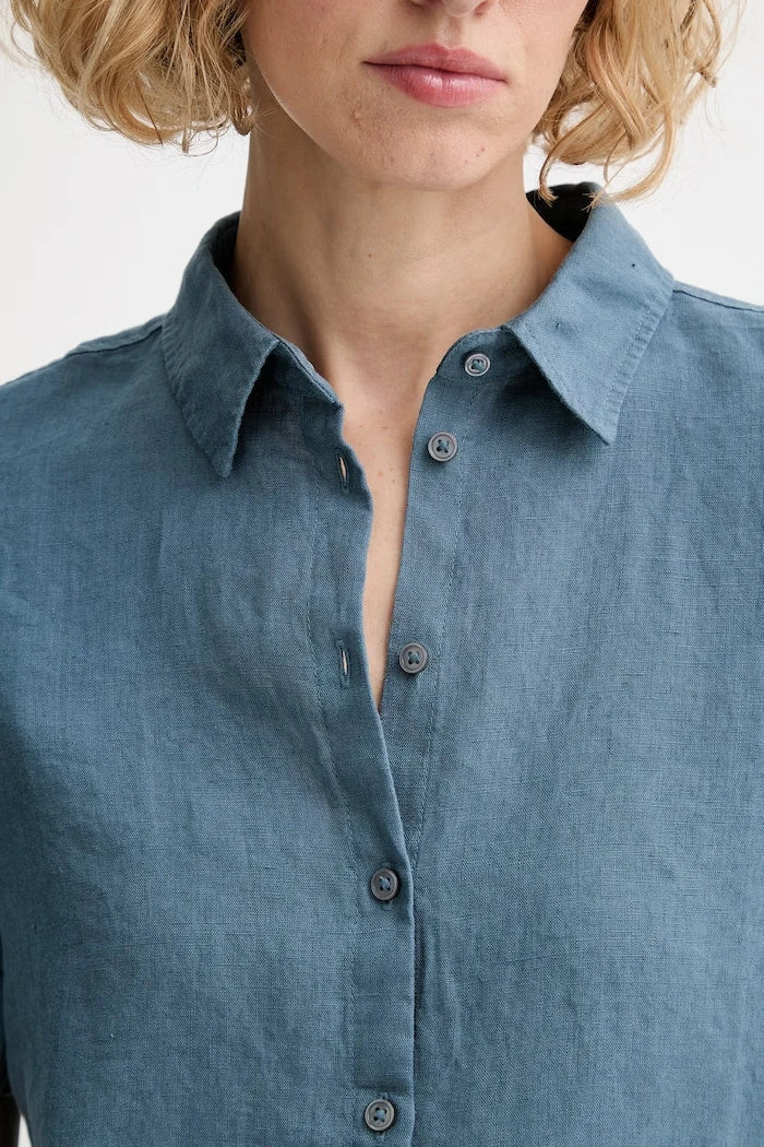 Camisa de safari de lino para mujer Marc O'Polo