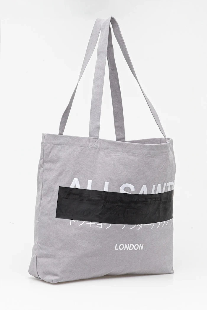 AllSaints REDACT Bolsa de algodón 37 x 37 x 12 cm