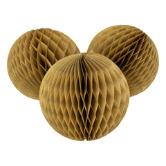 Paper Dreams - Bolas Decorativas de Papel FSC - Set de 3 | Avellana