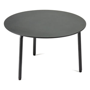 Serax - Mesa auxiliar redonda para exterior August | Negro
