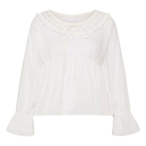 Posse - Blusa de algodón Danielle | Blanco