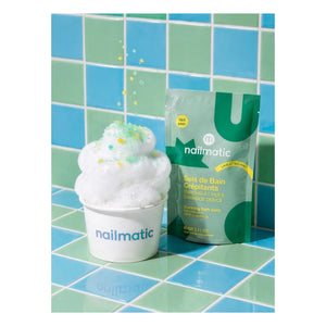Nailmatic Kids - Renkli çıtırdayan banyo tuzları - 60 g | Yeşil