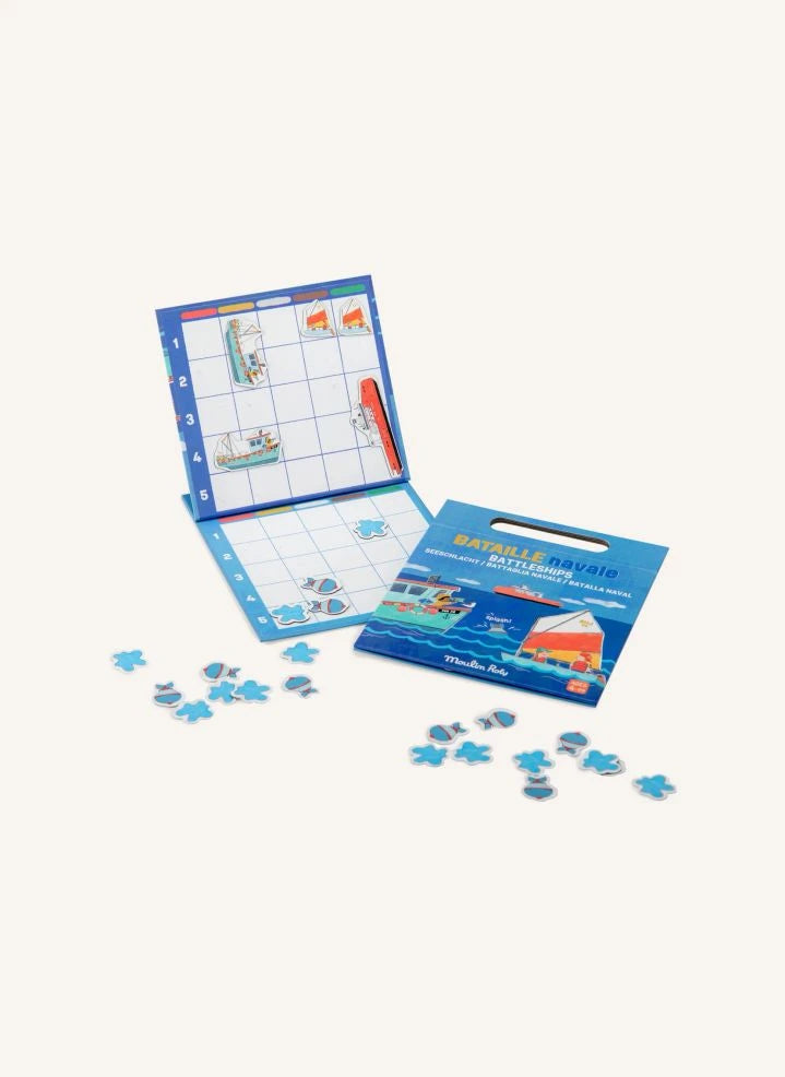 Moulin Roty - Juego Magnético de Barcos de Guerra - Hoy es Miércoles