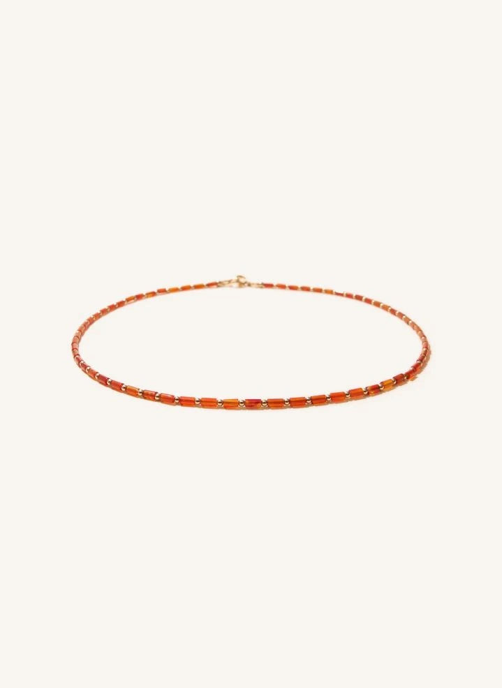 Camille Colette Studio - Collar Baia Rojo Marrón | Multicolor