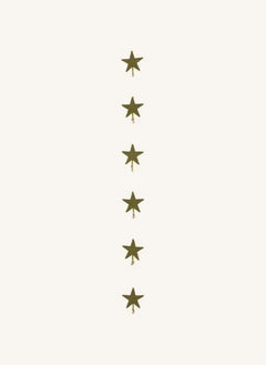 Muskhane - Fieltro "Shooting Stars" Garland | Moss Green