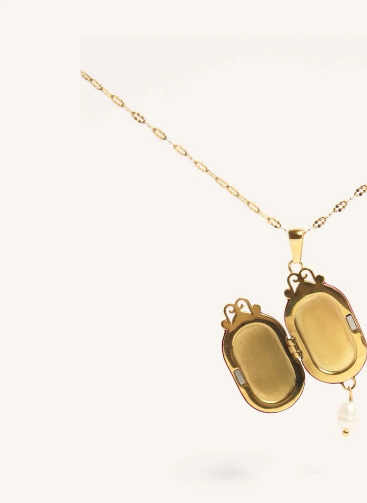 Palas - “Le Secret” Collar Largo | Rojo