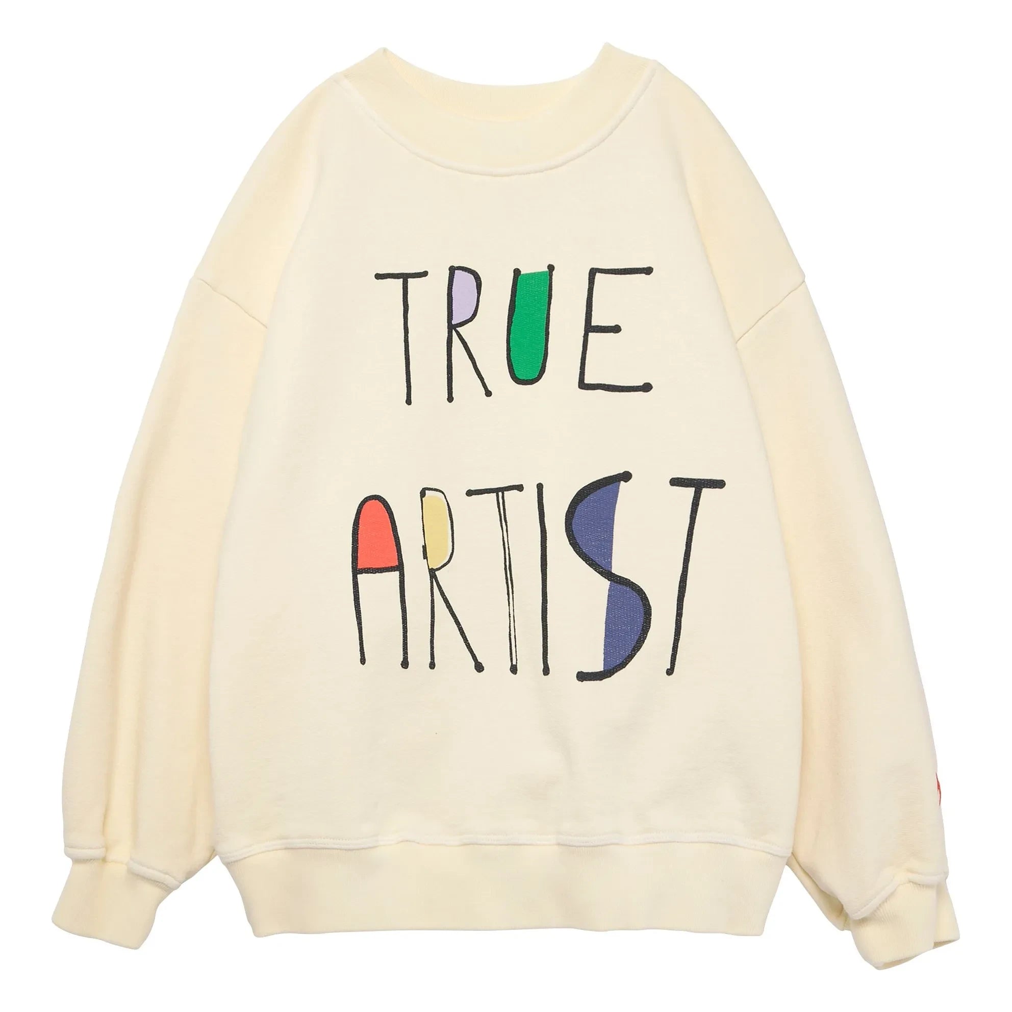 True Artist - Sweat N°11 Algodón orgánico | Amarillo pálido