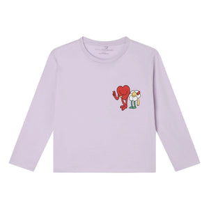 Stella McCartney Kids - Camiseta Corazón | Lila