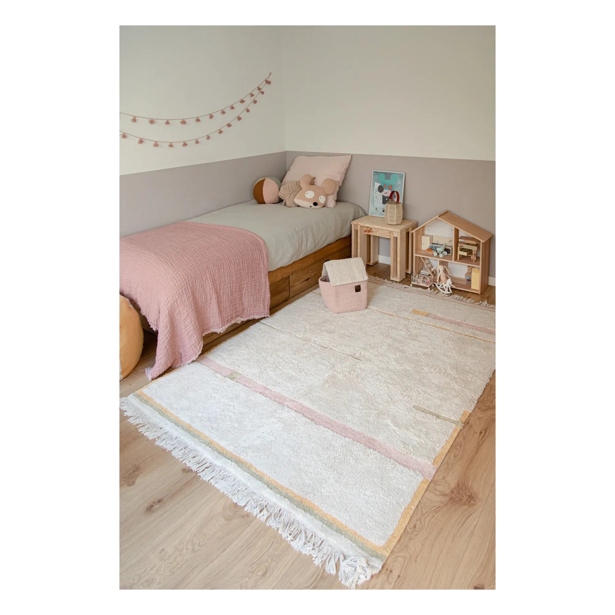 Lorena Canals - Cesta de Almacenamiento para el Hogar | Beige Nude