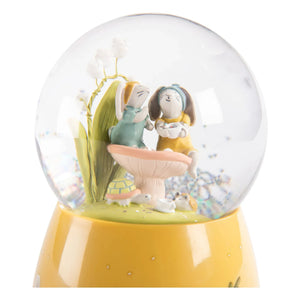 Moulin Roty - Globo de nieve musical - Trois petits lapins