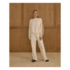 Rylee + Cru - Jogger con detalles de rayas | Crudo