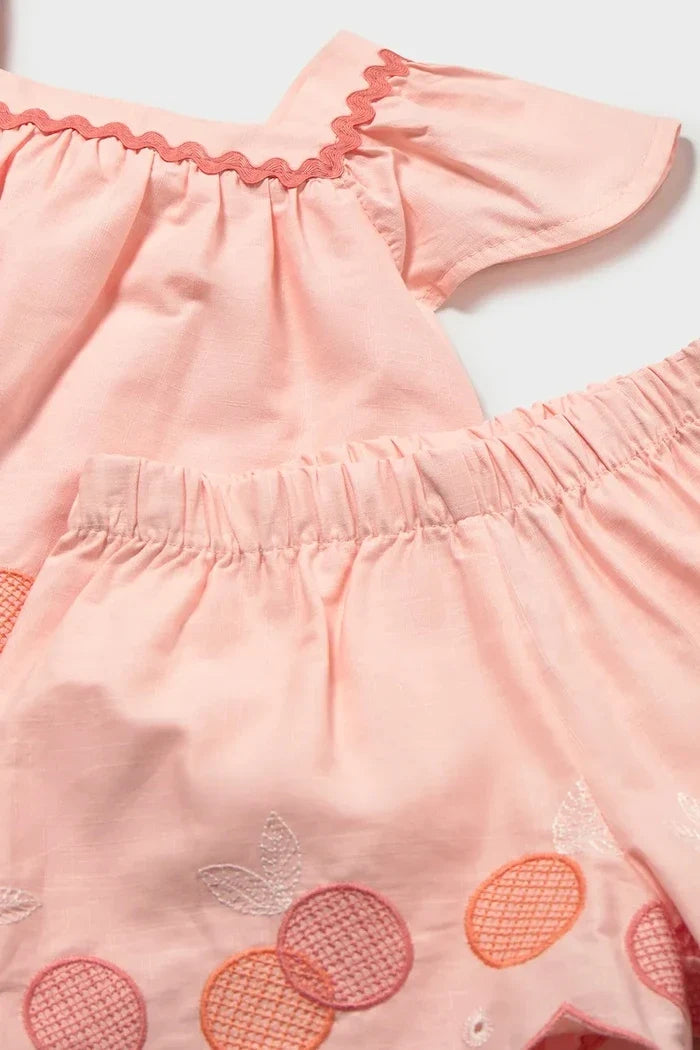 Conjunto de algodón para bebé Mayoral