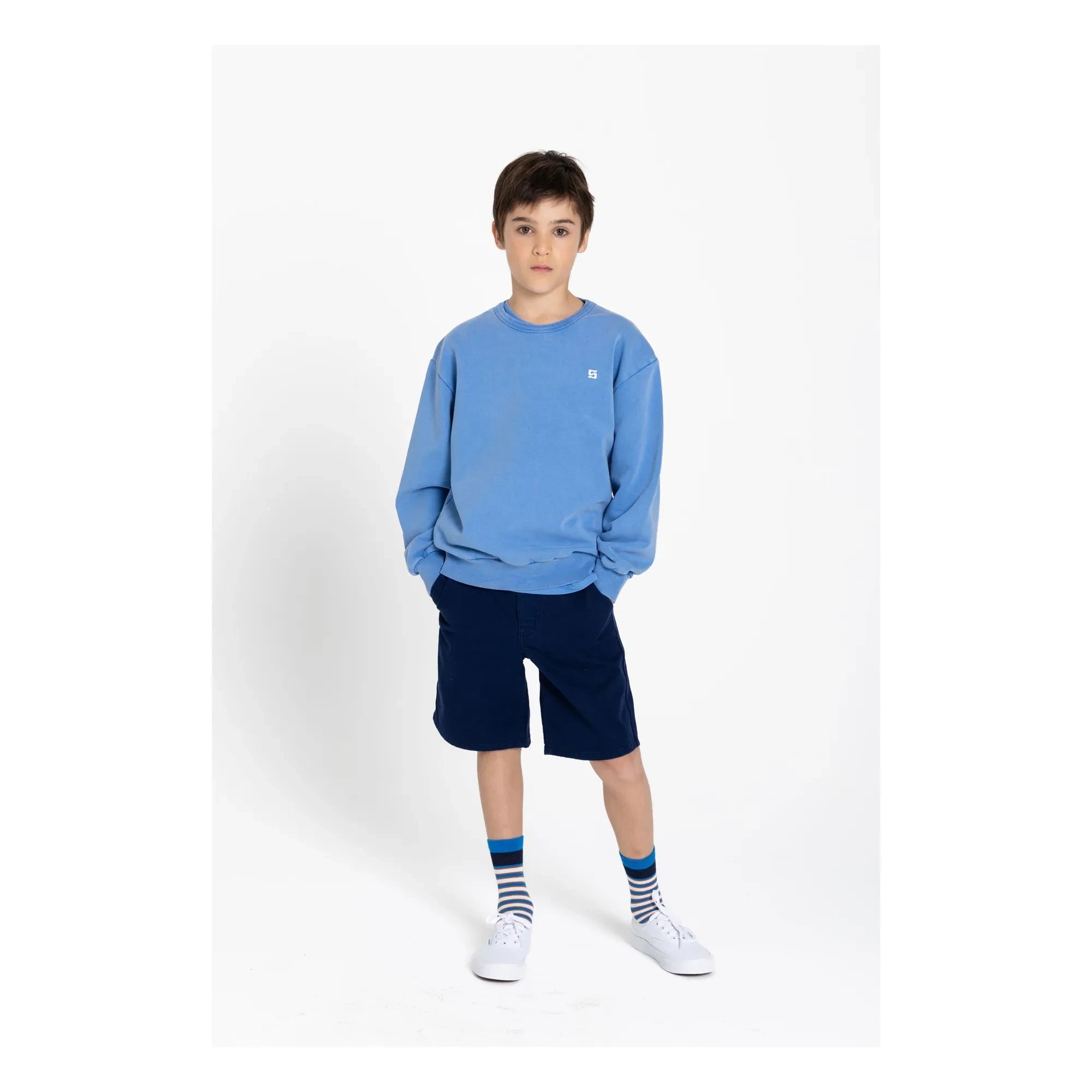 Smallable Kid - Calcetines de Rayas Malo | Azul